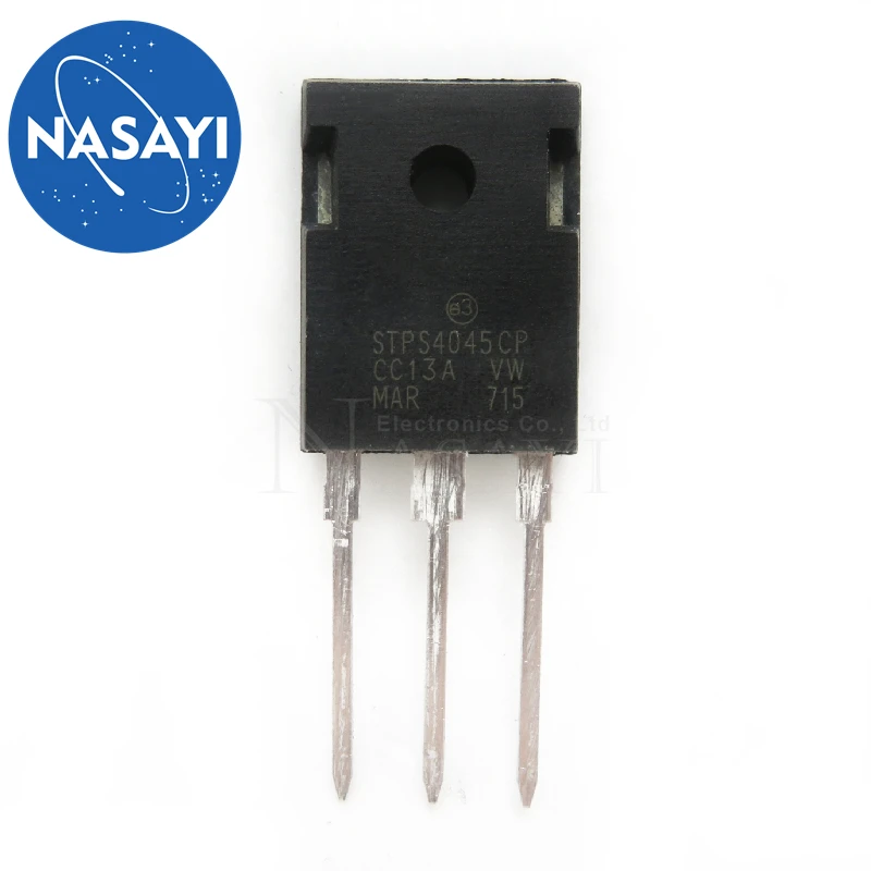 

5pcs/lot STPS4045CP STPS4045 TO-247 45V 40A Schottky rectifier diode new original In Stock