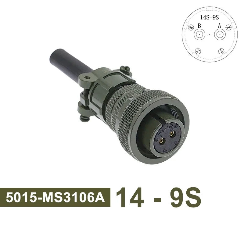 Connettore Circolare Militare MS3102A 28-11S – Standard MIL 5015 Per Applicazioni RF E Industriali