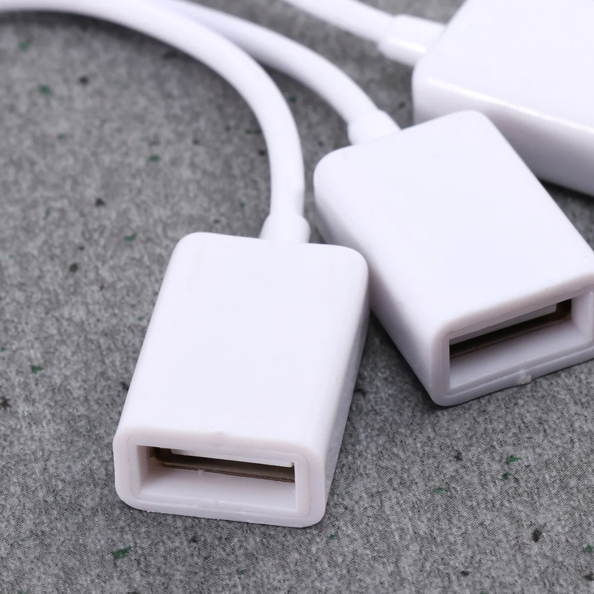 3Pcs USB to 3.5mm Car Aux Cable for Mp3 Transfer and Cd Player Audio Support U-Disk White Otg Cable USB to 3.5mm for Vehicle