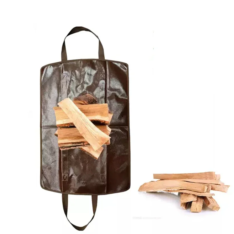 

Outdoor IGT Firewood Bag Camping Portable Multi-purpose Firewood Storage Bag Camping Canvas Tote Bag