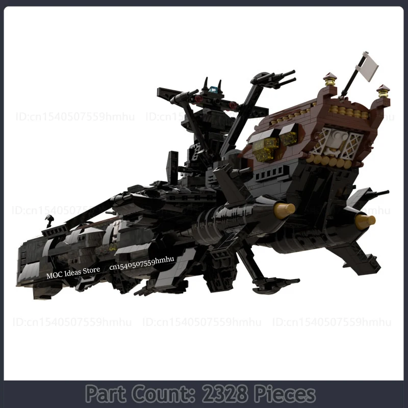 MOC Building Block New Space Battleship Arcadia In The Comic Is Suitable Fit MOC-48193 Kits Set DIY Collection Toy Birthday Gift
