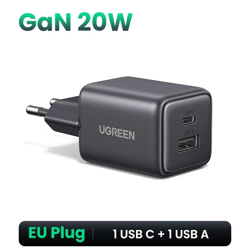 UGREEN 45W/30W/25W/20W GaN-lader PD3.0 PPS QC3.0 USB-C snellader voor Samsung S26 iPhone 17 16 15 Pro Max iPad Xiaomi tablet - afbeelding 1