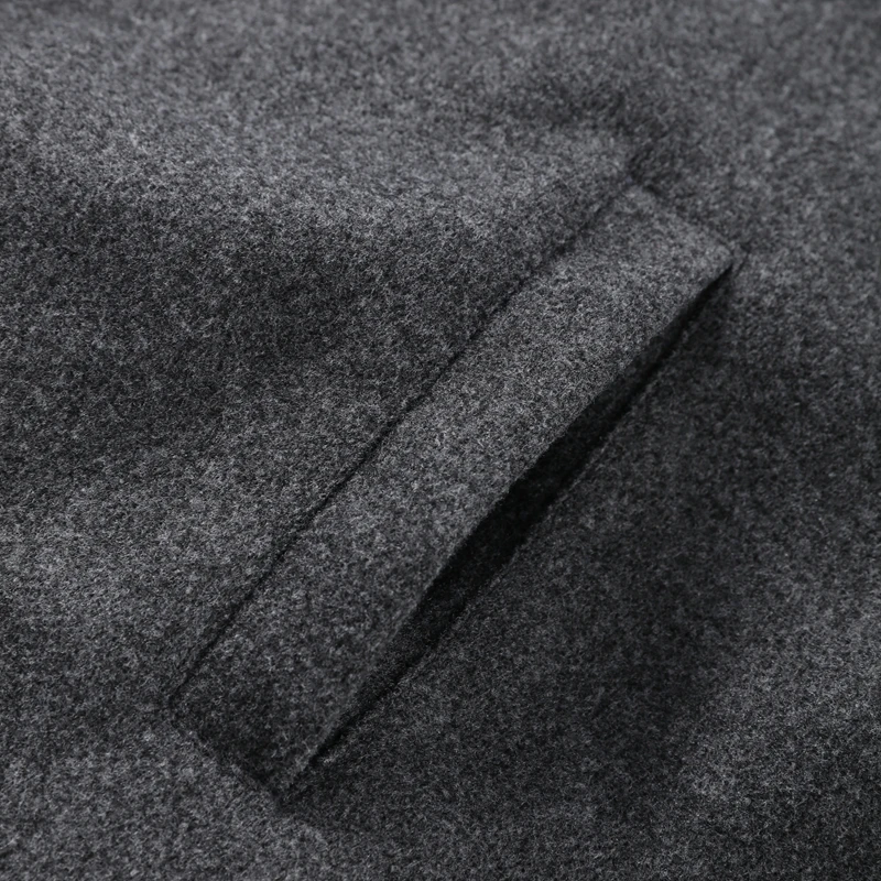 Elegante Wolljacke mit Stehkragen für Damen, Lose Passform, Lange Ärmel, Einreihig, mit Reißverschluss, Damenjacke, Herbst-Winter-Oberbekleidung 2026 – Detail 10