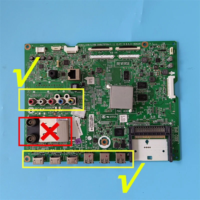 Good Test EAX64797004 LG 42LA660V Main Board 47LA660V 55LA660V Motherboard 55LA740V 47LA740V 55LA690V EBT62376627 EBT62596127