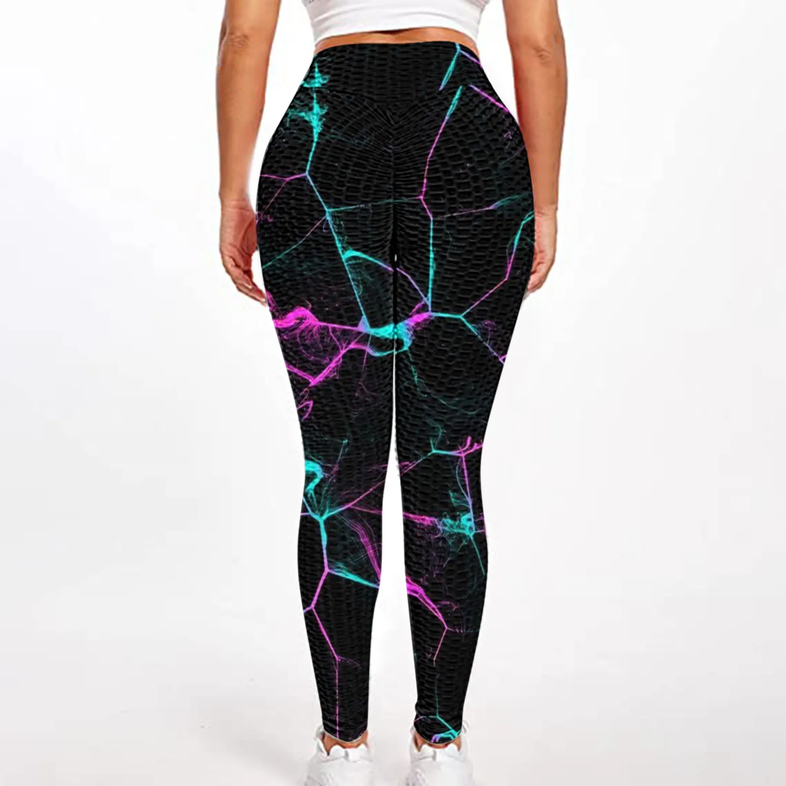 

2024 Seamless Tie Dye Leggings Women Sexy Fitness Gym Legging Push up High waist Leggings Sport Pants Women Clothing