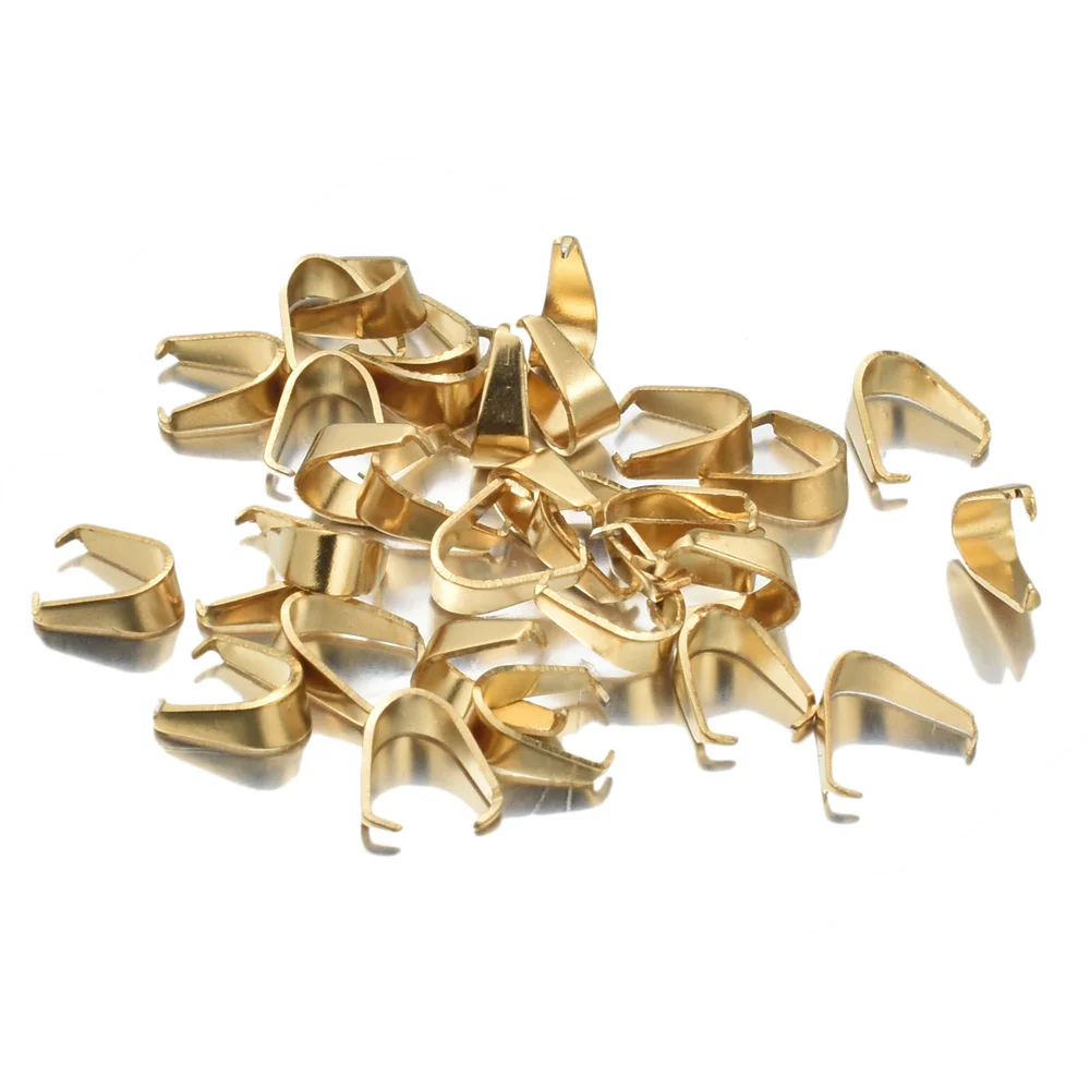 50 stücke Überzogene Gold Edelstahl Haken Kautionen Charme Melone Samen Schnalle Anhänger DIY Halskette Armband Connectors Schmuck Finden