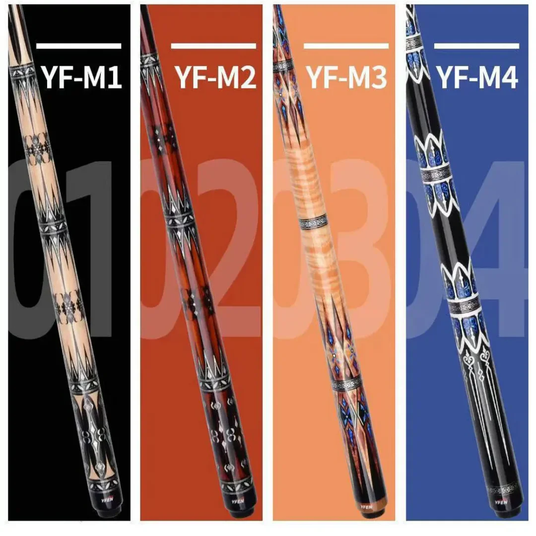 

YFEN 58" Carbon Fiber Technology 1/2 Billiard Pool Cue Stick 12.5mm + Extender