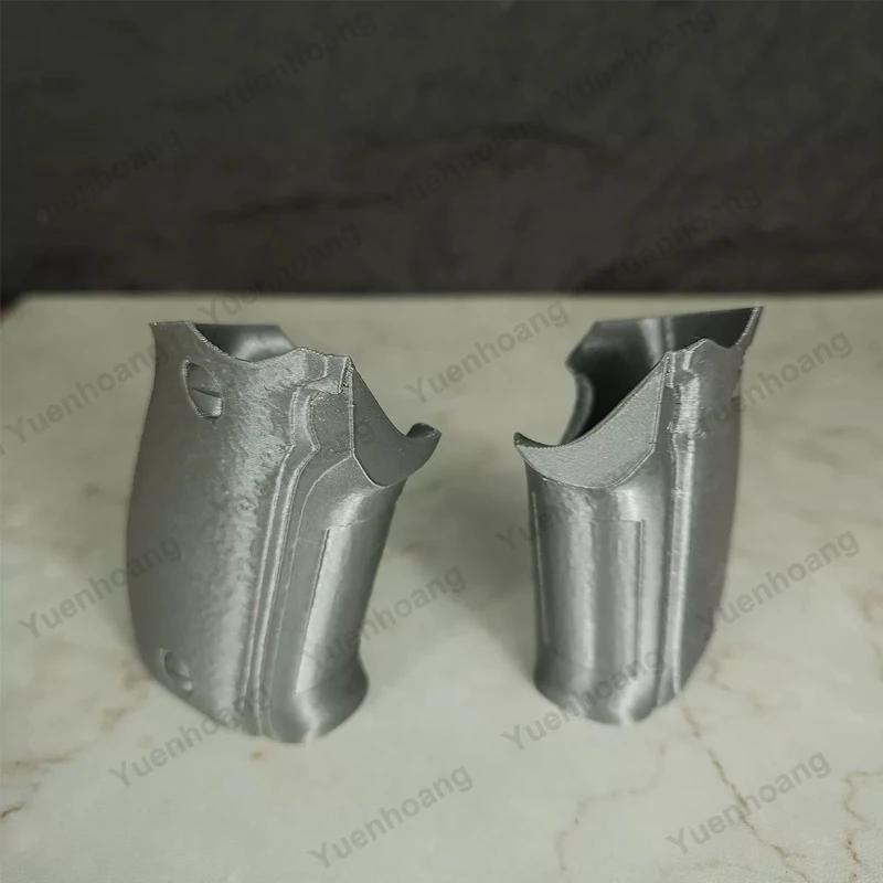 1Pair For Meta Quest 3 P226 Gun Shape VR Controller Hand Grips Cover 3D Printed Enhanced Grip Feel Handle Sleeve Protector
