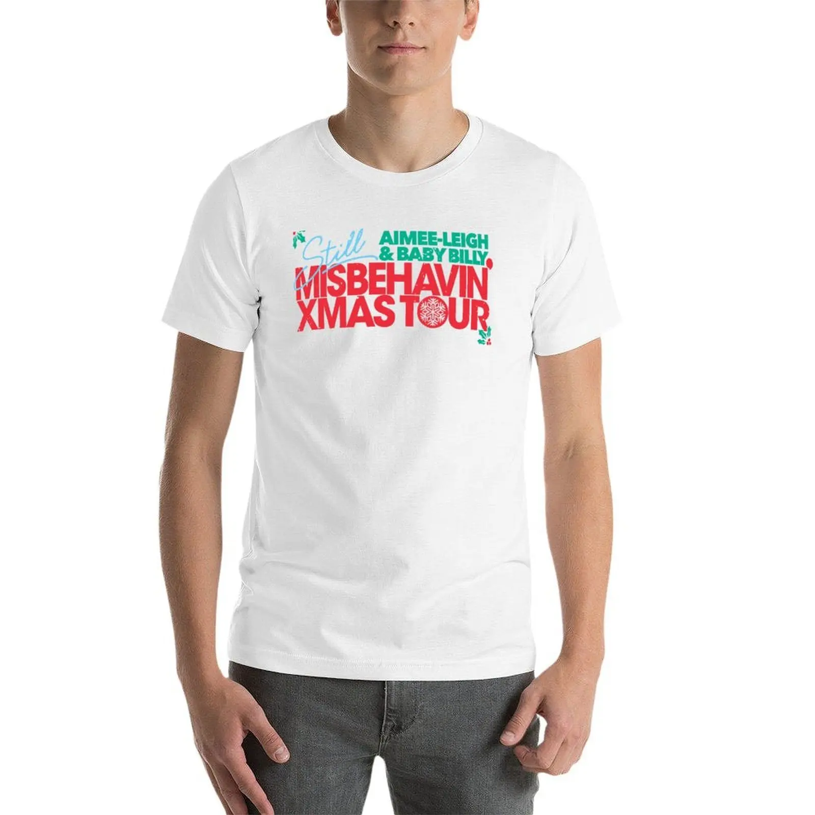 جولة عيد الميلاد من الأحجار الكريمة الصادرة Misbehavin مستوحاة من HBO داني ماكبريد عرض عيد الميلاد تي شيرت g رجل تي شيرت للرجال تي شيرت #3