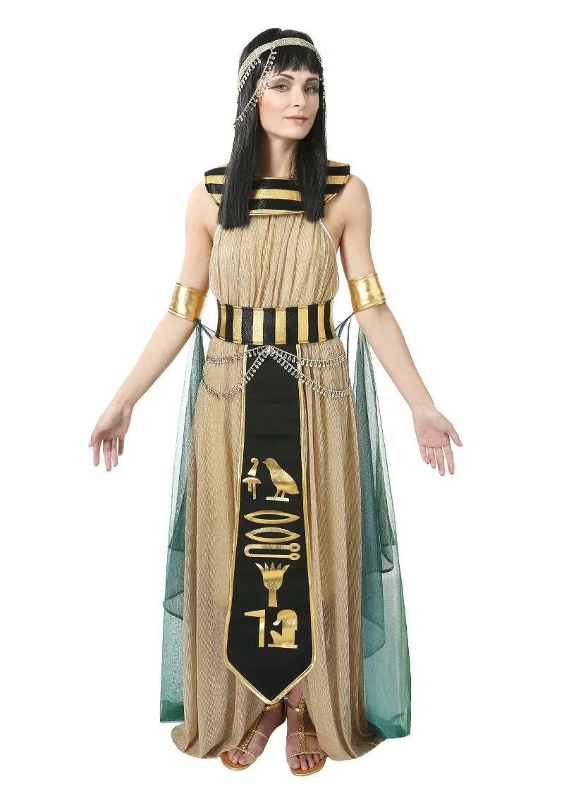 Halloween-Kostüme im Stil der alten ägyptischen Pharaonen für Paare, König- und Königin-Cosplay-Kostüme für Männer, Karnevalsparty, mittelalterliches Renaissance-Kleid – Detail 8