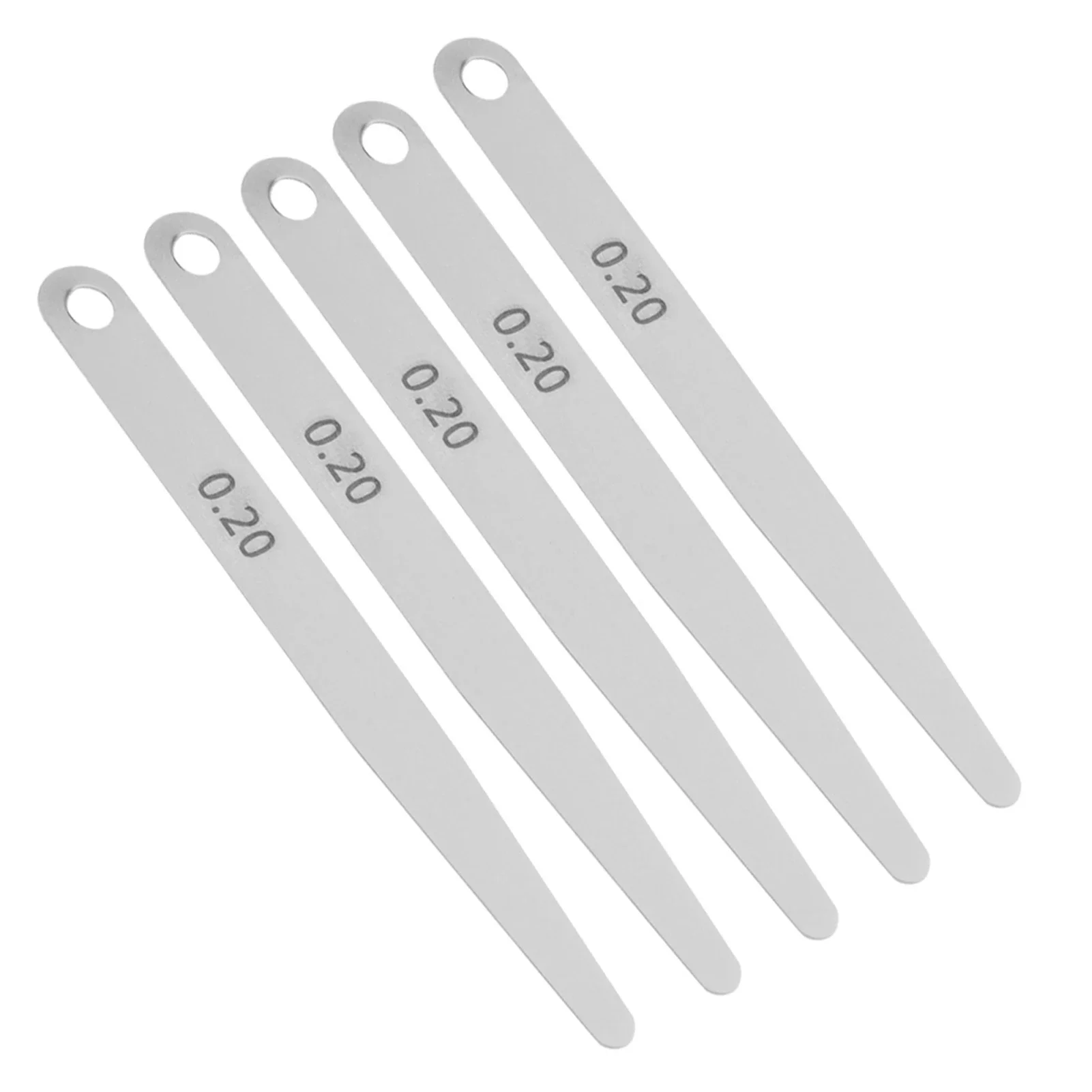 Stainless Steel Feeler Gauge Ruler Welding Inspection Tool Measuring Tools Feeler Gage 5pcs 0.2 Thickness Gauge for Gap Width