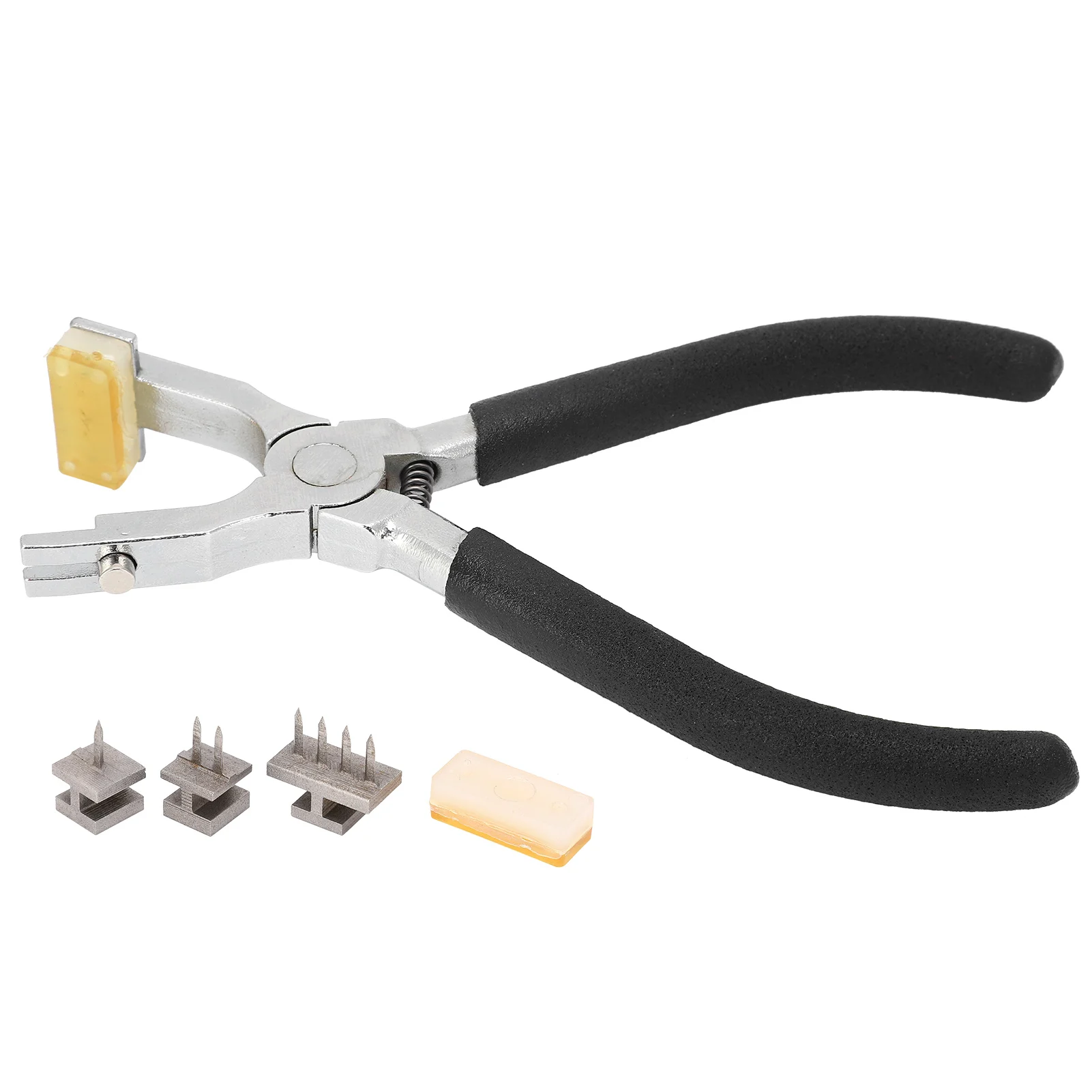 

Leather Hole Punch Stitching Hole Punch Stainless Steel Flat Mouth Prong Chisel Pliers Leather Hand Tool Stitching Hole Punch