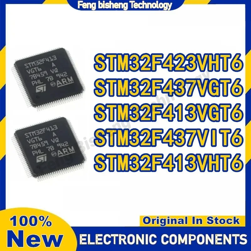 

STM32F413VGT6 STM32F413VHT6 STM32F423VHT6 STM32F437VGT6 STM32F437VIT6 STM32F413 STM32F423 STM32F437 STM32F STM IC MCU LQFP-100