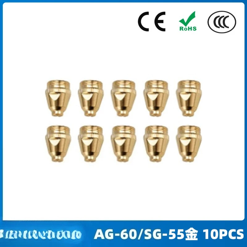 

Сопло для резки WSD60P, 60А, для плазменного резака AG60/SG55, комплектующие для плазменной резки, 10 шт.