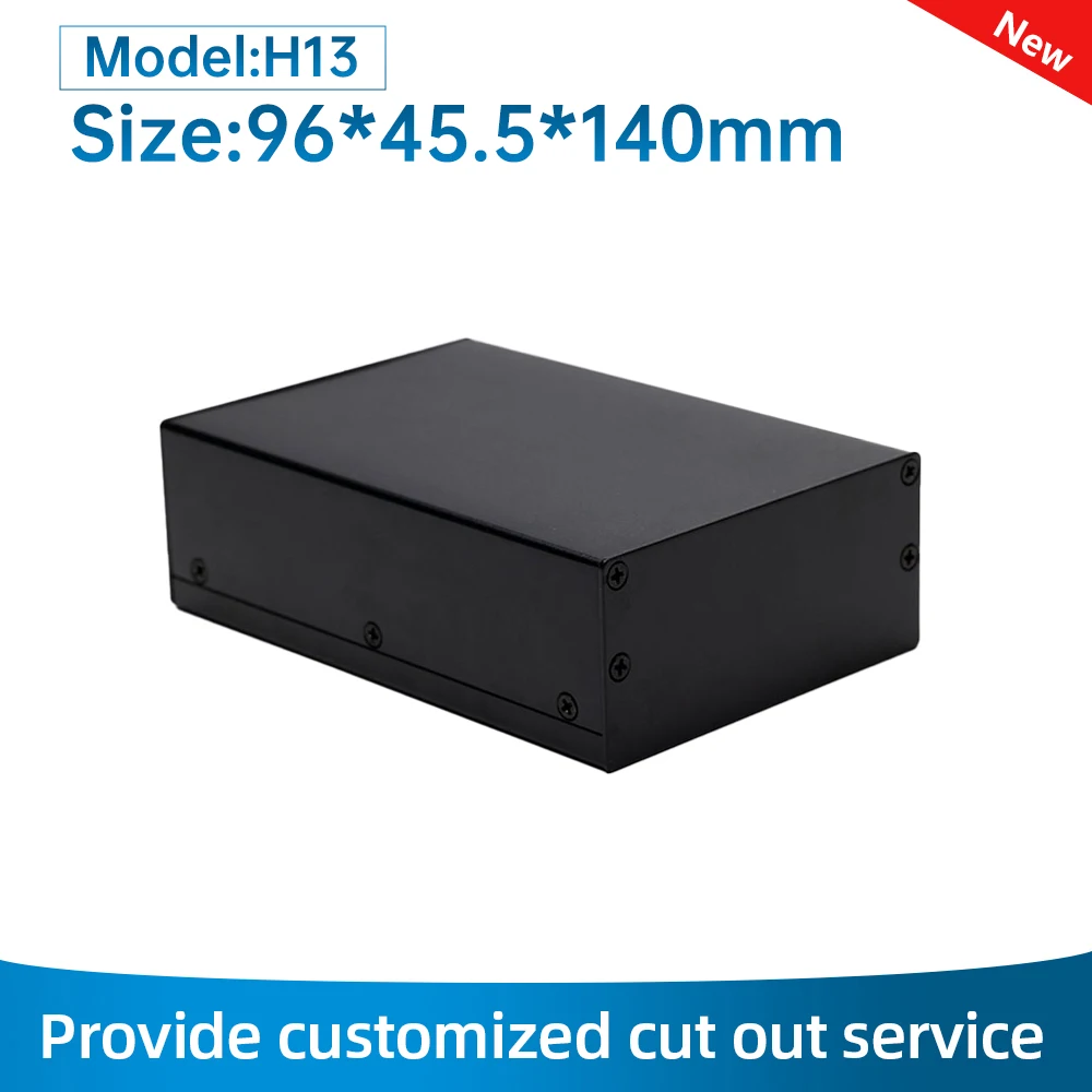 Custom Split Type Housing Inverter For Electronics Metal Case Aluminum Extruded Enclosure H13 96*45.5MM