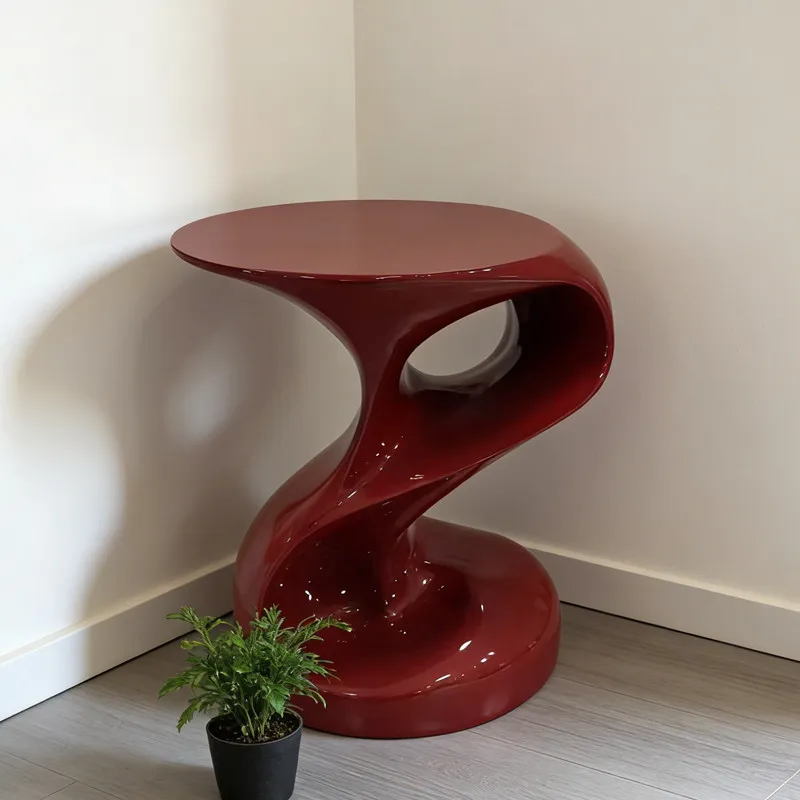 Side a few modern creative sofa side a few fiberglass S-shaped corner a few