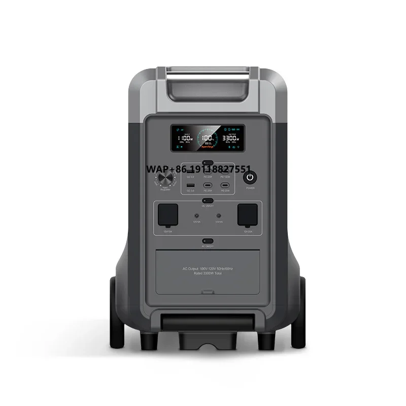 

Portable Power Station 3300W Home Solar Panel Solar Generator Portable Power Station Lifepo4 Outdoor
