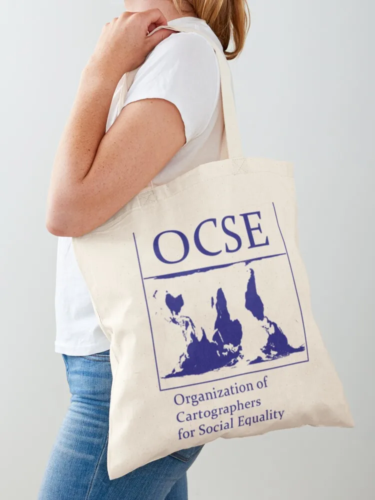 The Organization of Cartographers for Social Equality Tote Bag shopper bag women Candy bags Canvas Tote Bag