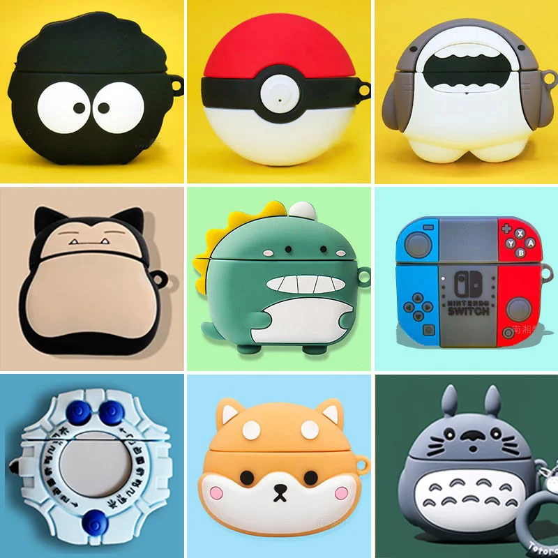 

3D Cartoon Case For Huawei Freebuds 6i 5i 4i Soft Silicone Earphone Shell For Huawei Freebuds 6i 5i 4i Earbuds Protective Cover