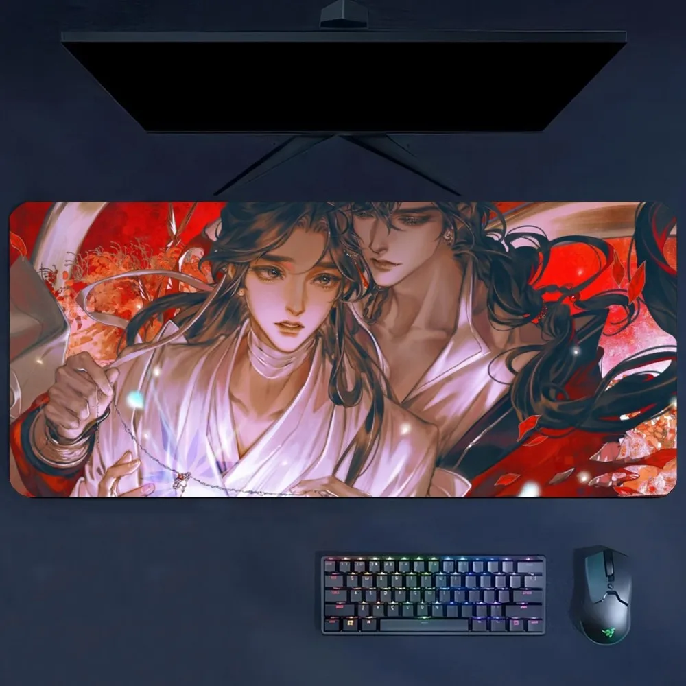 Heaven Official's Blessing Mouse Pad Large Computer Gaming couple Accessories 1000x500mm Desk Mats Carpet Anti-slip