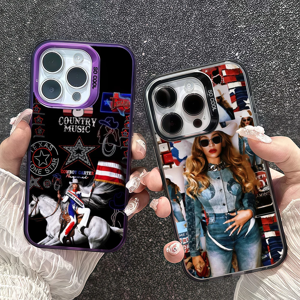 

Singer B-Beyonce Phone Case For Samsung S25 S24 S23 A07 A17 A06 4G 5G Protective IMD Color Cover