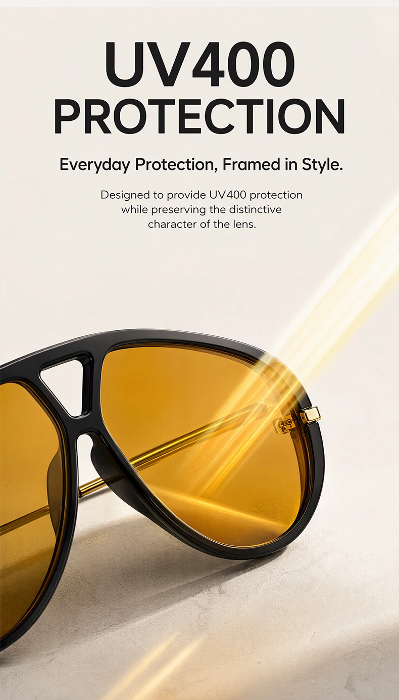 Übergroße Pilot Oval Punk Sonnenbrille Frauen Großen Rahmen 2025, Luxus Vintage Doppel Strahl Sonnenbrille Für Dame Outdoor Brillen UV400 – Detail 6