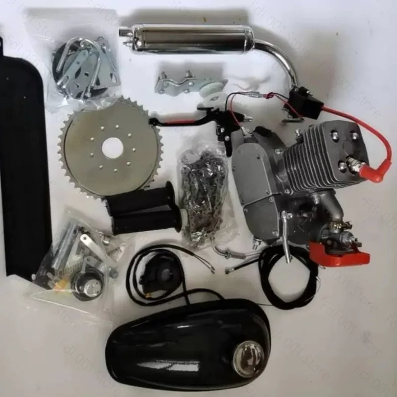 100cc /110cc  2 Stroke Bicycle Engine Electric Bicycle Mountain Pocket Bike Complete Engine Set Motor