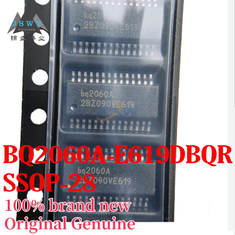 

(5/50 pieces) BQ2060A-E619DBQR BQ2060A SSOP-28 Battery Energy Management Circuit Chip IC - Brand New Original - Free Shipping