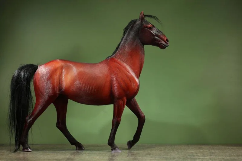 MR.Z 1/6 Simulation Animal Horse Chinese Ancient Horse Gear Accessories Model Fit 12'' Soldier Action Figure Body Dolls Toy