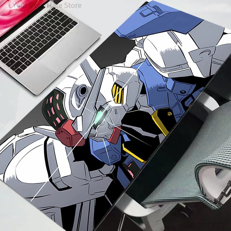 

Коврик для мыши в стиле аниме Mobile Suit Gundam, большой игровой коврик XXL для геймеров, коврик для клавиатуры и мыши