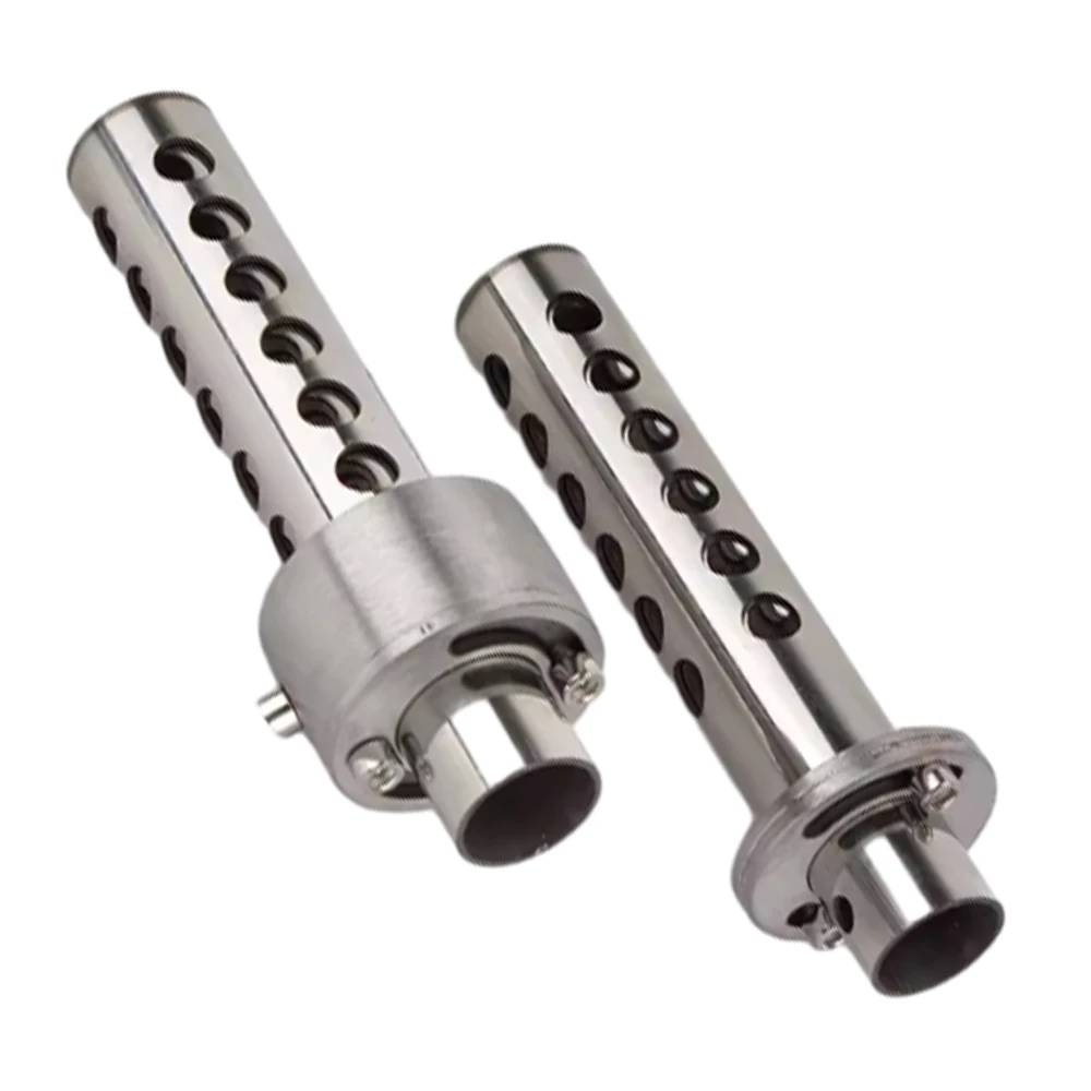 

48 mm/1.89 in Motorcycle Exhaust DB Killer Insert Side/Bottom Screw Mount 155mm/6.10 in Length For Most motorcycles