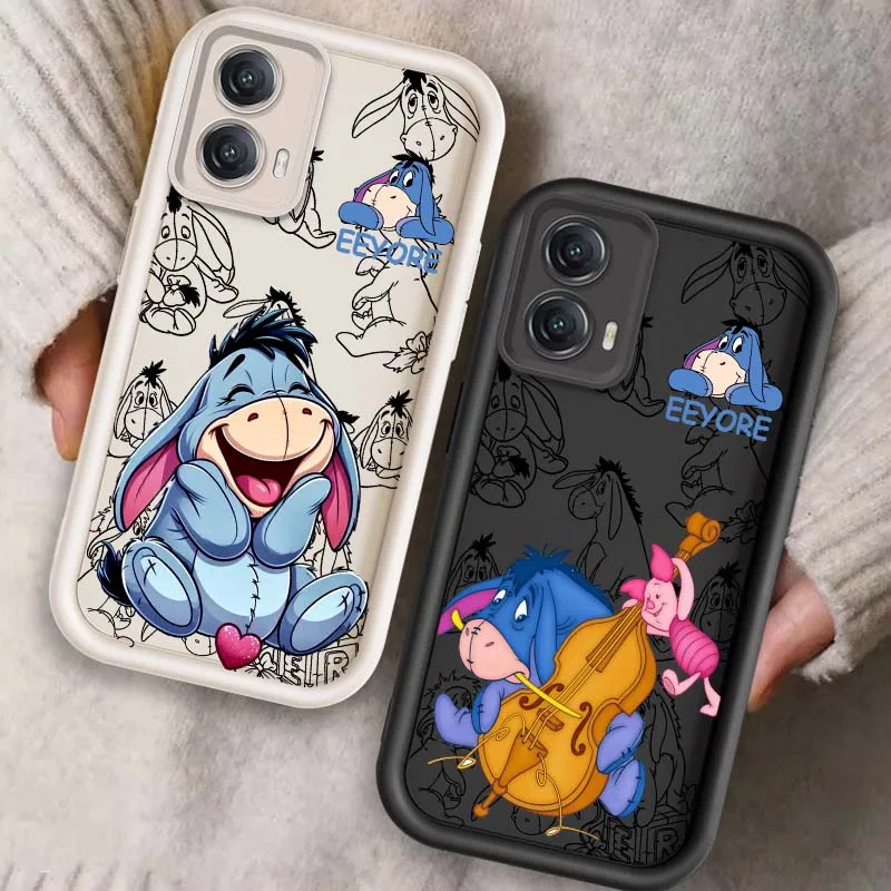 

Disney Eeyore Cute For Motorola G85 Edge 50 60 G54 G35 E14 G04 G34 G Stylus G54 G13 G32 G14 5G Eye Ladder