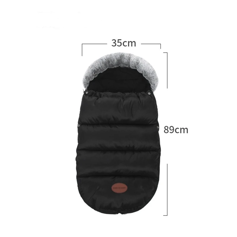 Adjustable Baby Car Seat Zipped Blanket for Babies Winter Multi Purpose Fleece Lined Warm Hooded Toddler Footmuff Waterproof