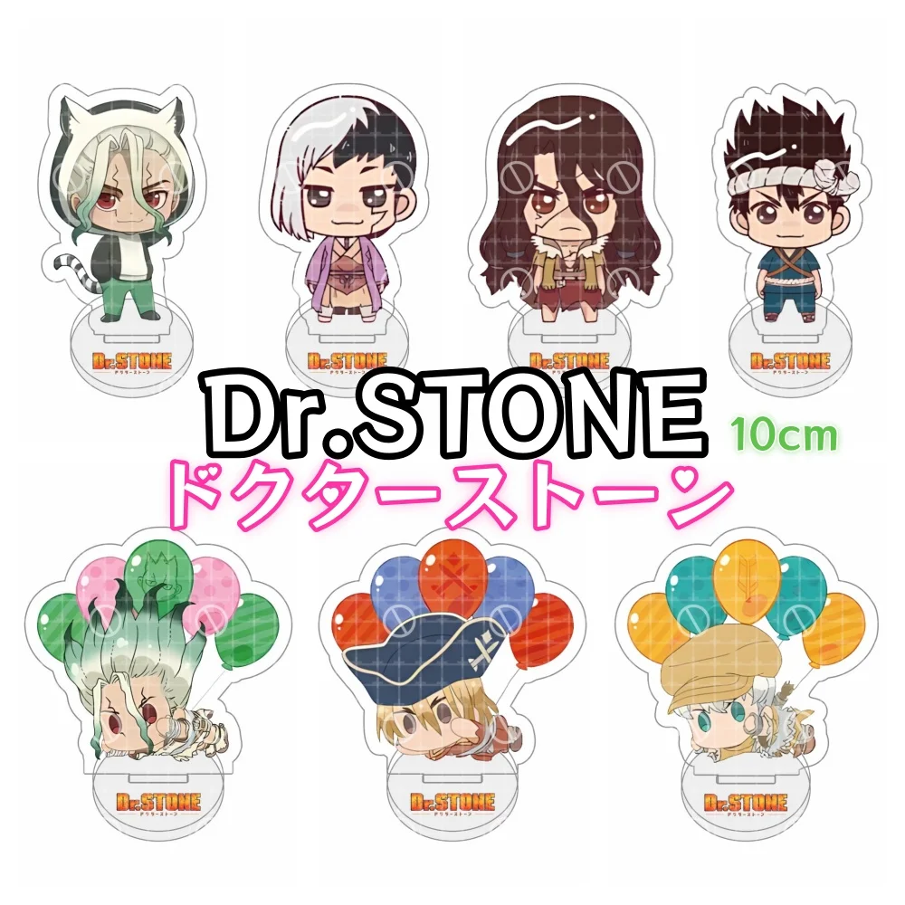 Anime Dr Stone Ishigami Senkuu Dr.xeno Snyder 10cm Acrylic Stand keychains Goods Collection Desk Decoration Ornament Gift