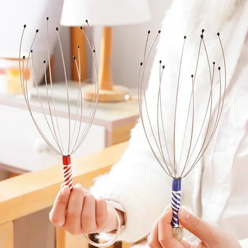 

1/2PC Scalp Massagers With Claws Handheld Head Massage Scratcher For Deep Relaxation Hair Stimulation And Stress Relief Massage