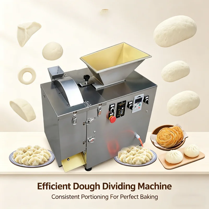 New Multifunctional Commercial Family High Efficiency Dough Divider Machine for Pizza Ball Maker and Bread Cutting Molding