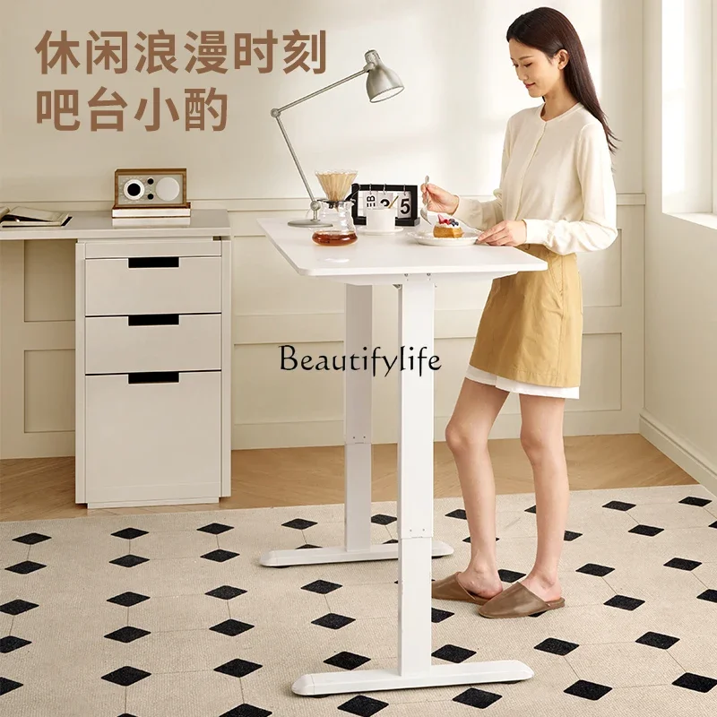 Simple electric lifting desk 4-speed memory smart home low-noise desk