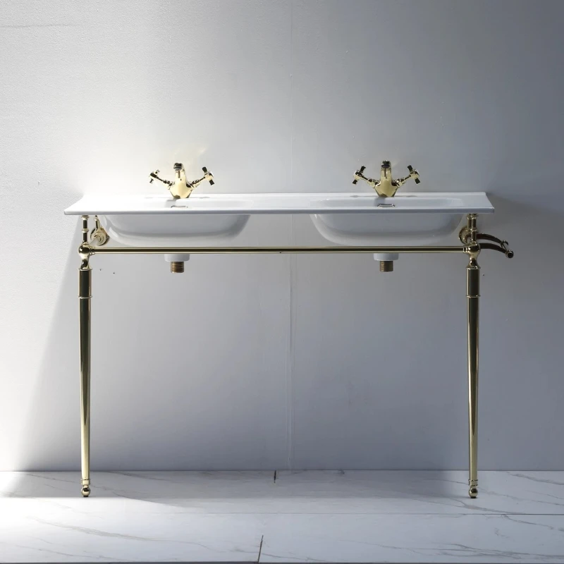 Simple style washbasin double basin 1.2 meters 120cm double slot washbasin