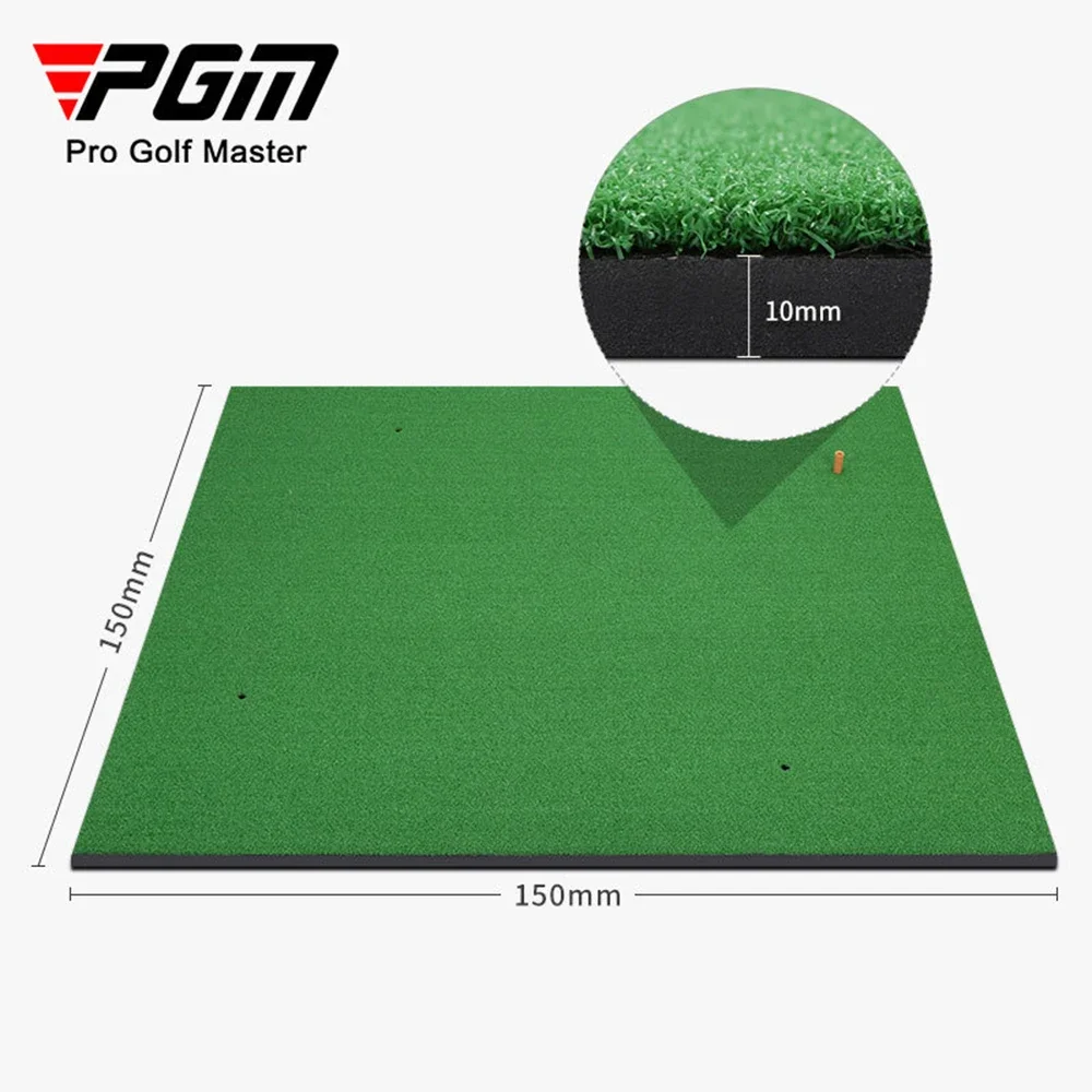 PGM Golf Lawn Mats,Indoor Outdoor 1/1.25/1.5m Golf Clubs Practice Cushion,Artificial Putting Green Golf Swing Trainer DJD002