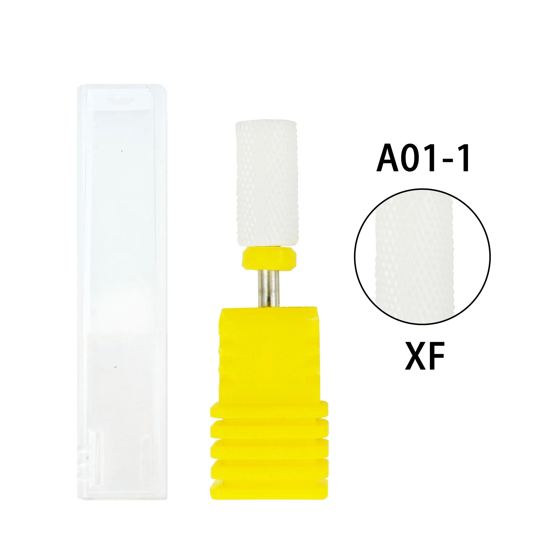 Keramische nagelborenset Professionele elektrische manicure-pedicureset voor polijsten, nagelriemreiniger, slijpen, stofdicht ontwerp