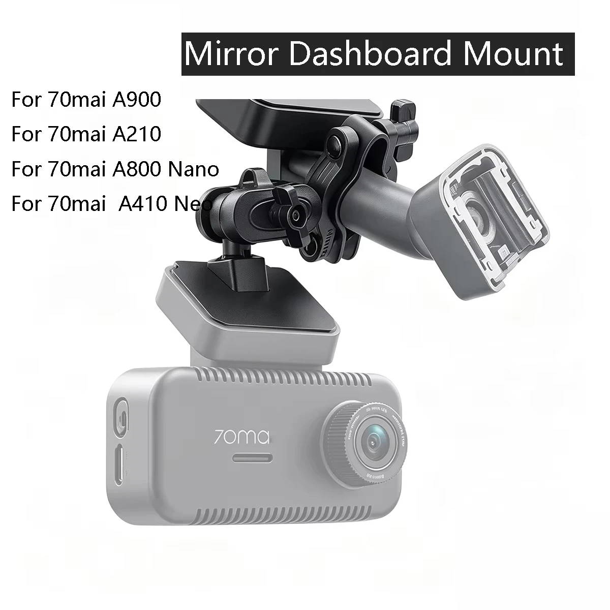 For 70mai A900 suction cup holder For 70mai A900 / A800 Nano / A410 Neo / A210 Mirror Dash board Mount