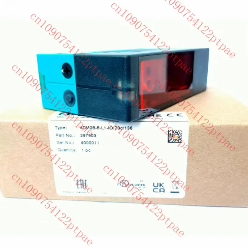 Per sensore di distanza laser Pepperl + Fuchs VDM28-8-L1-IO/73C/136 15-L-I0/110/122