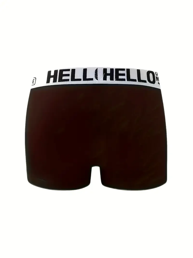 1/5 pack of random men's flat underwearwith elasticcomfort and breathablequickdrying fabric is an ideal choice for beach pools