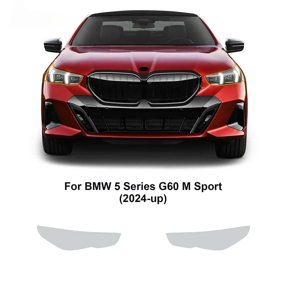 

PFCC for BMW G60 5 Series M Sport 2024 Headlight Rearview Film Precut Paint Protection Anti-Scratch TPU Clear Bra PPF 8.5mil