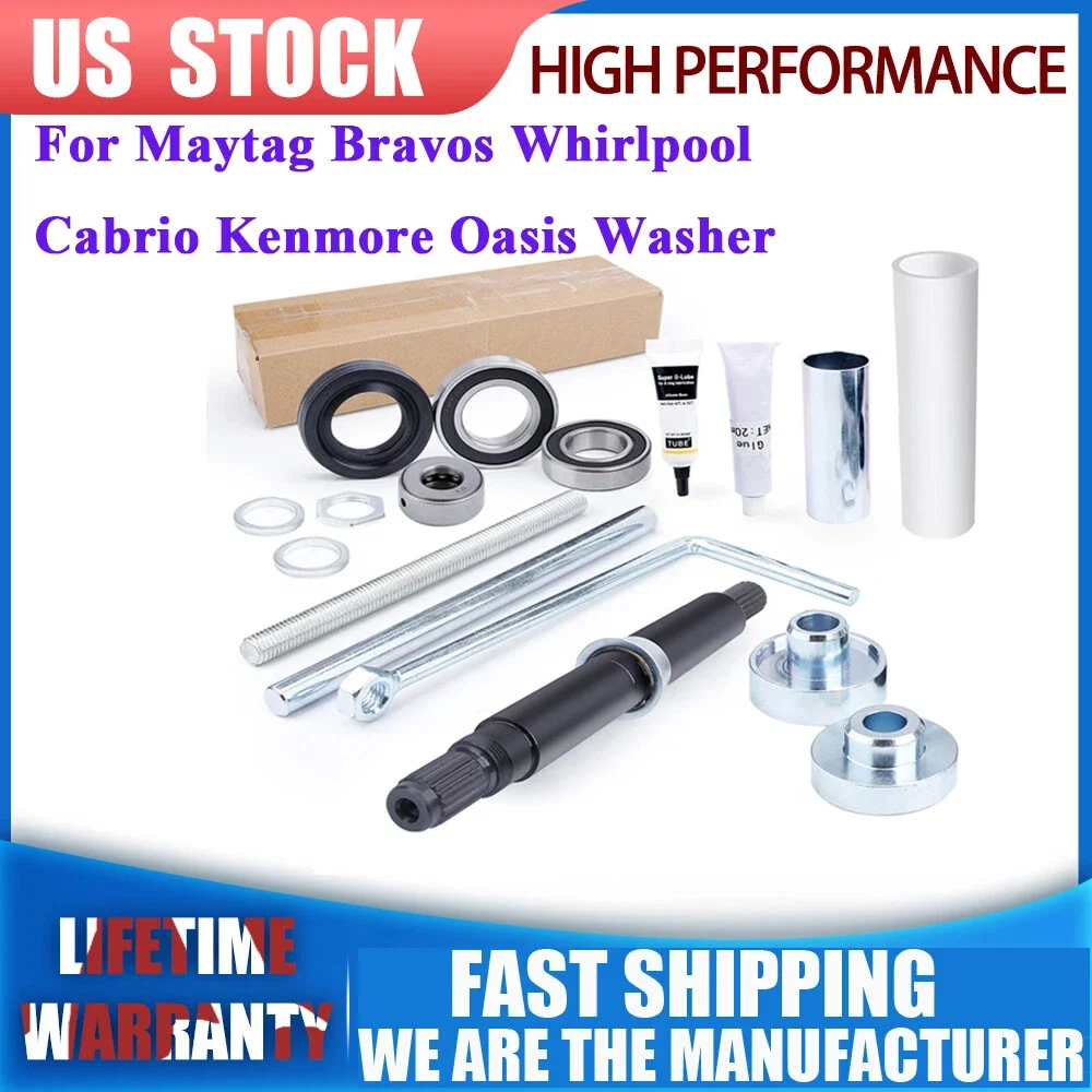 

Shaft Bearing Kit Tool for Maytag Bravos Whirlpool Cabrio Kenmore Oasis Washer