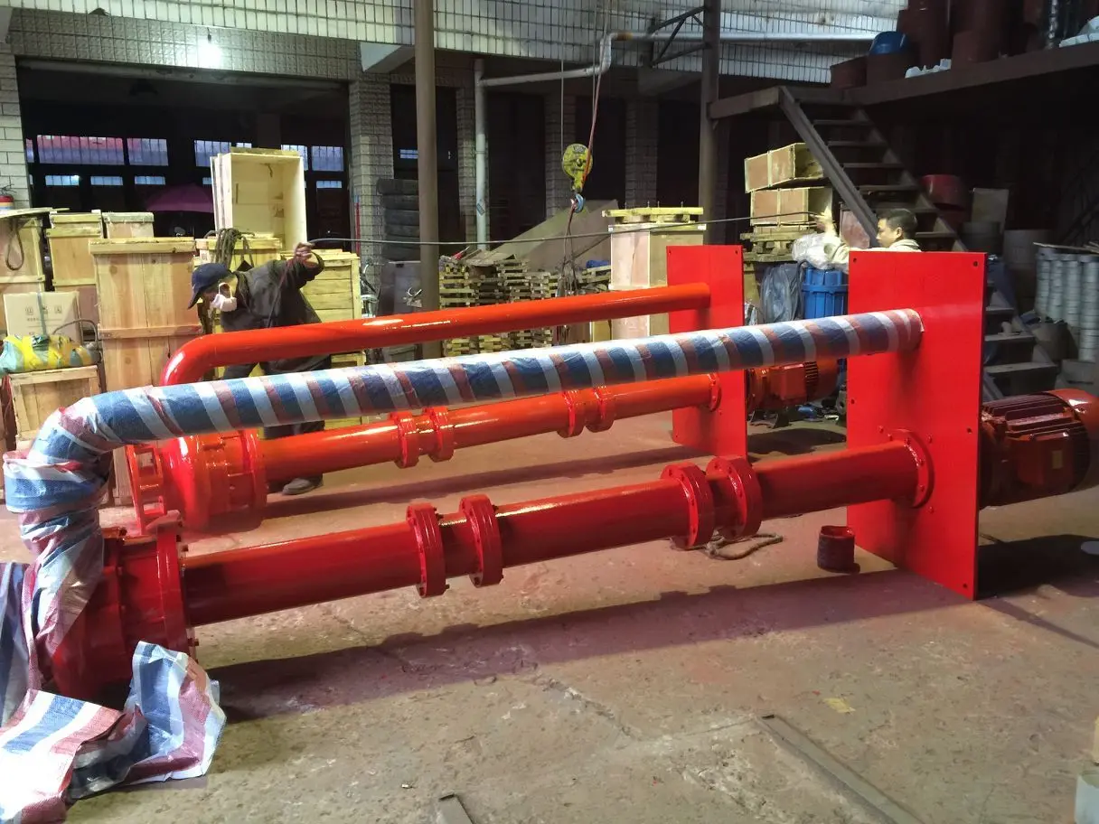 Bomba de esgoto semi-submersível sob bomba de pasta líquida para dragagem de lama resistente ao desgaste de rio de grande fluxo