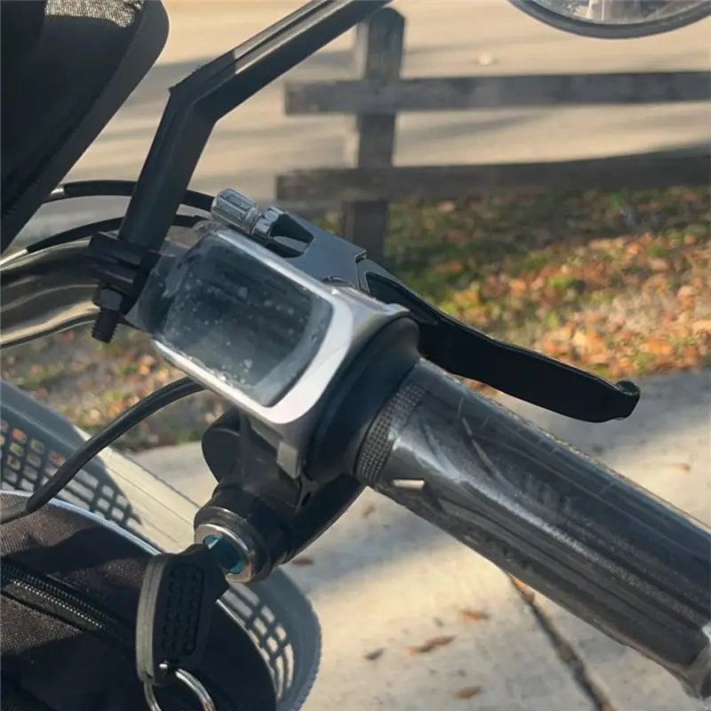 Electric Bike Throttle Grip Electric Bicycle Scooter Twist Throttle Grips With LCD Display And Power Key Locker-A02G