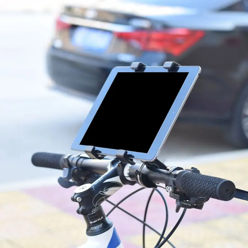 ADWE Universal 7-12 inch Adjustable Microphone Music Motorcycle Bike Bicycle Mount Stand Holder For  for Galaxy Tab 7-12inch