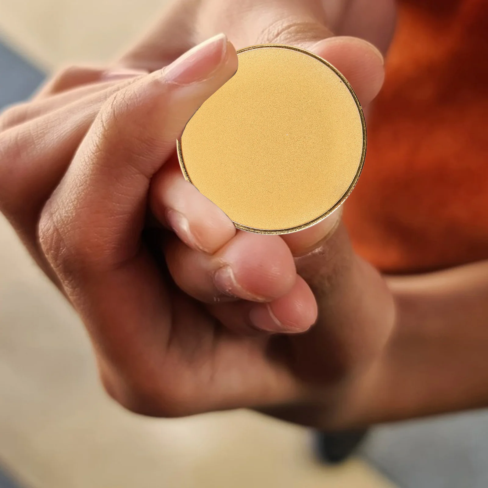 6pcs Blank Coin For Engraving 40Mm Round Metal Blanks Diy Crafts Supply Commemorative Coins Challenge Coin Making Jewelry Making