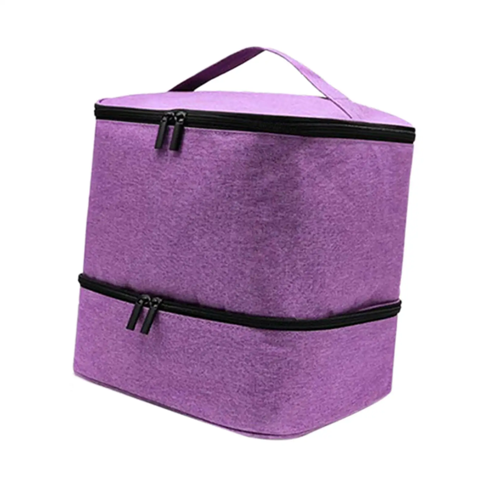 Nail Polish Organizer Bag, Nail Polish Carrying Case Bag, Portable Nail Polish Holder for Nail Lamp, Manicure Tools